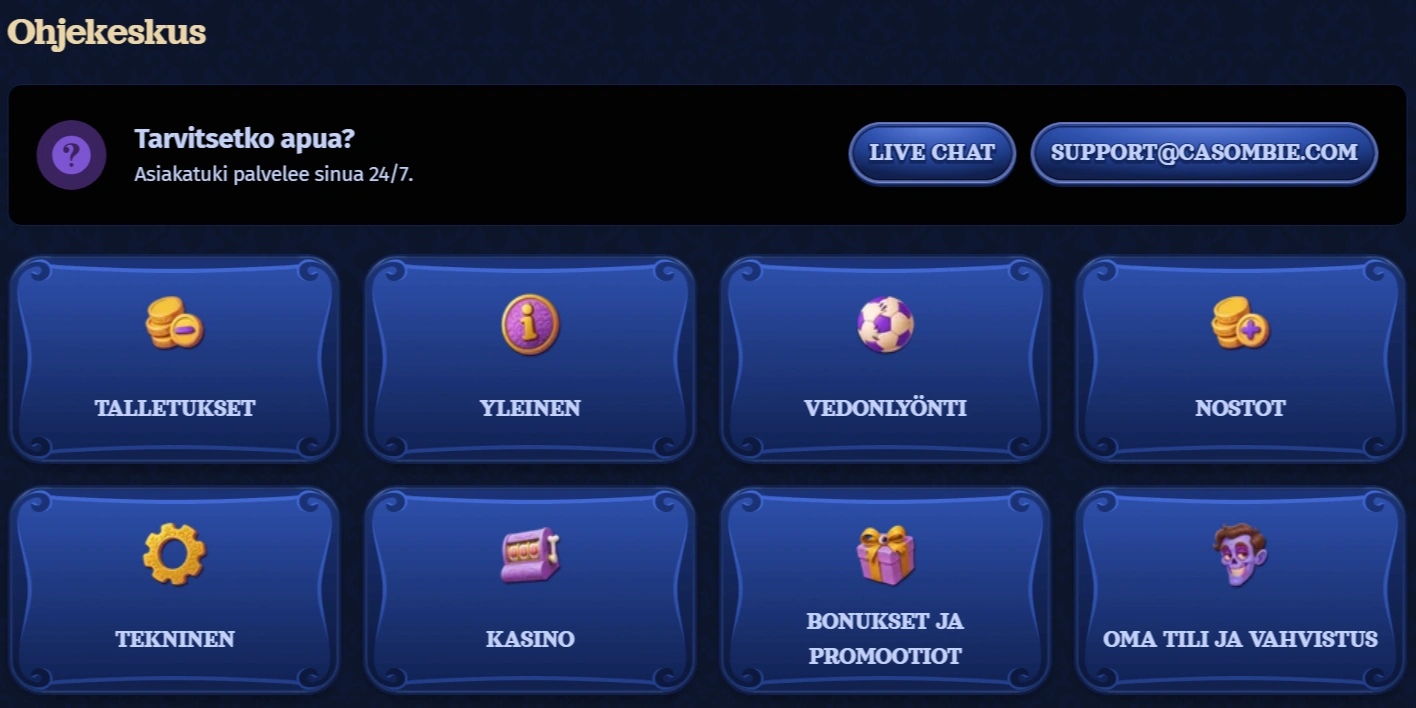 Casombien asiakastuki