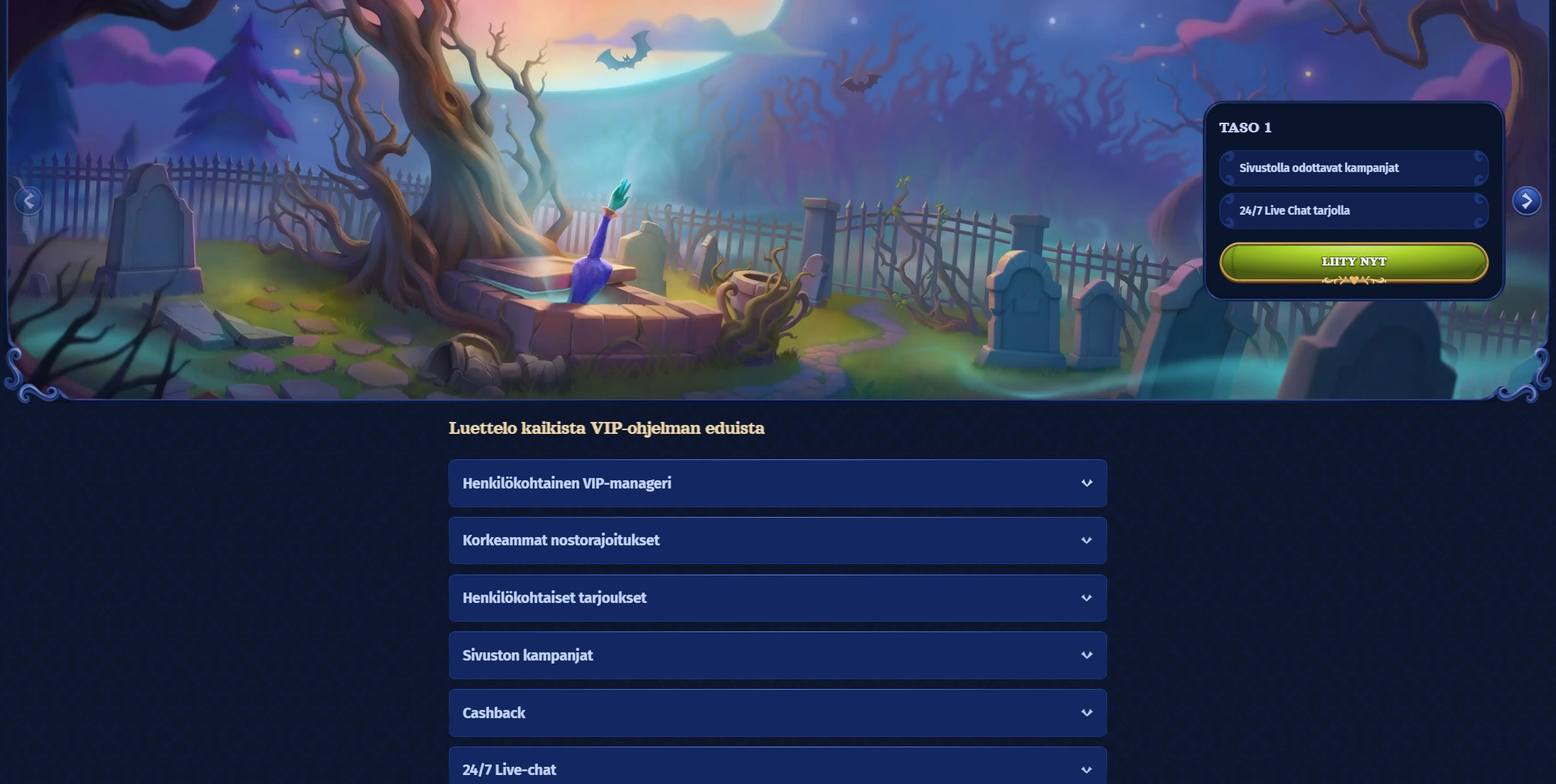 VIP-status Casombie Casinolla